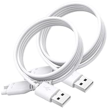 2 Pack USB Charging Cord for Flawless Nu Razor, Charger for Finishing Touch Flawless Nu Electric Shaver, 5FT Power Cord ONLY for Flawless Nu Razor