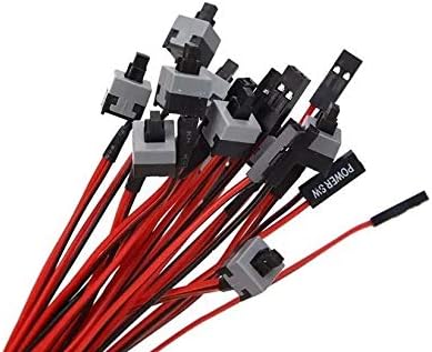 ATX PC Computer Motherboard Power Crypto Mining Cable Switch On/Off/Reset