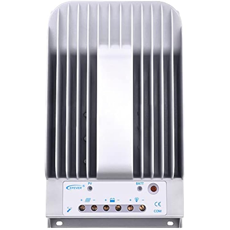 Epever 20A MPPT Solar Charge Controller Tracer BN Series Negative Ground 20 Amp Solar Panel Charge Controller 12V24V Auto Identifying Intelligent Regulator Max. PV 150V