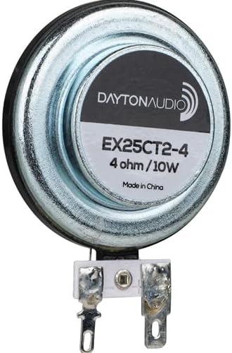 Dayton Audio EX25CT2-4 Coin Type 25mm 2-Hole Exciter 10W 4 Ohm