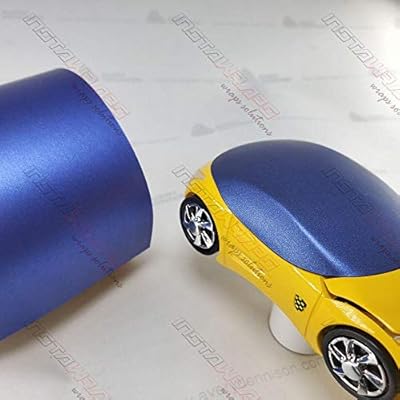 Avery SW900-671-M MATTE BRILLIANT BLUE METALLIC 3in x 5in SAMPLE SIZE Supreme Vinyl Car Wrap Film