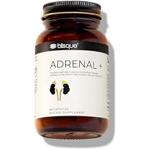 Blisque Natural Adrenal Support Supplement for Adrenal Health, Cortisol Manager, Fatigue, and Stress Relief | Doctor-Approved | with Ashwagandha | 90 Capsules | Vegan and Non-GMO
