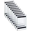 Azar Displays 129927 5" W x 7" H Vertical U-Frame with Magnetic Strips, 10-Pack,clear