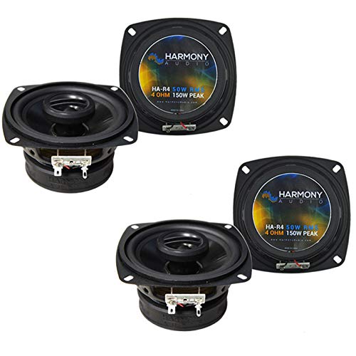 2 Harmony Audio R4 Speakers Bundle Compatible with BMW 6 Series 2005-2008 Factory Speaker Replacement