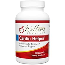 Wellness Resources Cardio Helper with Resveratrol, Hawthorne, Horse Chestnut and Grape Seed Extract for Blood Pressure, Fluid Retention, and Varicose Veins