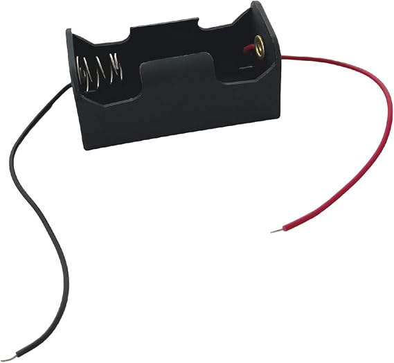 Sci-Supply Plastic D-Cell Battery Holder with Wire Leads (4)