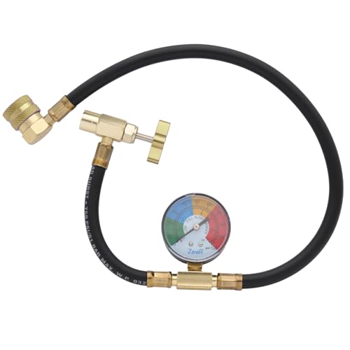 ZeroR 24 HD Can Tap & Gauge for R134a in MVAC Systems
