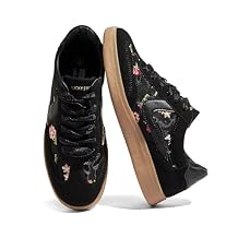 LUCKY STEP Women's Retro Fashion Sneakers Classic Casual Walking Shoes Non Slip Comfort Skate Shoes