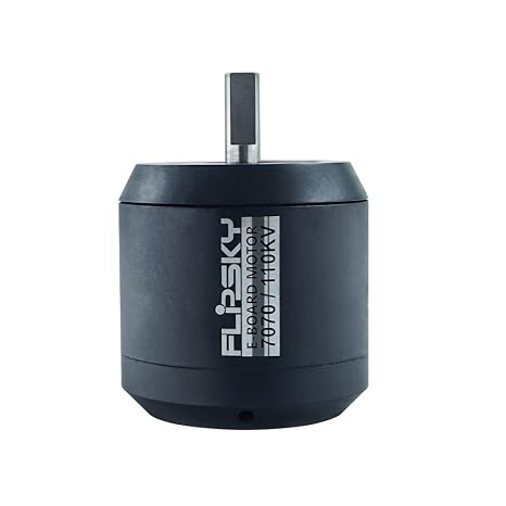 Offroad Electric Skateboards Flipsky Motor BLDC Brushless Outrunner Motor 7070 110kv 10mm D Shaft Sensored for Electric Skateboard,Longboard,Escooter,Ebike Esk8 DIY