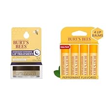 Burt's Bees Overnight Intensive Lip Treatment, 0.25 oz - Moisturizing, Restorative & Lip Balm Stocking Stuffers, Moisturizing Lip Care Christmas Gifts