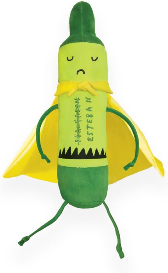 MerryMakers The Day the Crayons Quit Esteban Plush, 12-inch, based on the bestselling picture books by Drew Daywalt and Oliver Jeffers