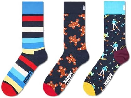 Happy Socks 3-Pack Holiday Socks