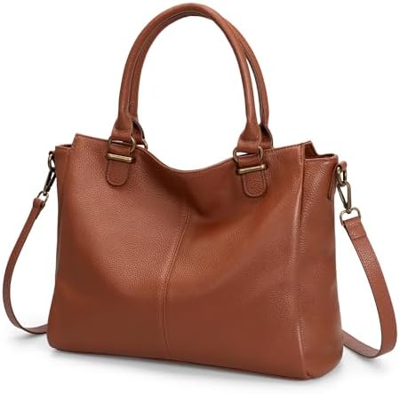 befen Soft Genuine Leather Purses for Women Medium Tote Bag Handbags Crossbody Bags with Top Handles Shoulder Satchel Purse