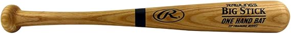 Rawlings | BIG STICK One Hand Training Bat | Baseball / Softball | 22 Pro Grade Ash