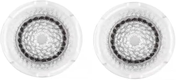 Azonbey Clarisonic Brush Head Replacements Compatible with Clarisonic Mia 1, Mia 2, Mia Fit, Alpha Fit, Smart Profile Uplift and Alpha Fit, Facial Cleansing Brush Head, Soft Bristles (Black)