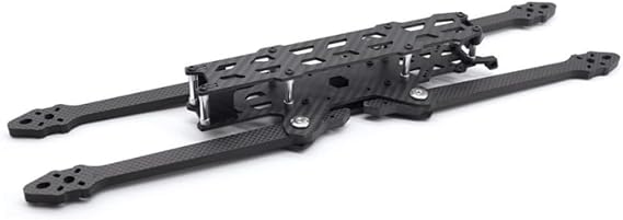 QWinOut Drone Kit LX10 V2 10inch Fold Carbon Fiber Frame Wheelbase 405mm Thickness Arm 7.0mm for 3115 Motor FPV Super Long Range Drones (Only LX10 V2 10inch Frame)