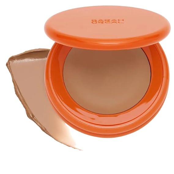 Sarah Creal Just Like Paradise 12H Peptide Sculpting Cream Bronzer Color: 1.5 (Light Reddish Bronze), 0.14 oz / 4.2 g Long-Wear Natural Finish, Sculpting & Hydrating Formula with Peptides