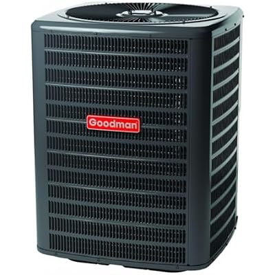 Goodman 3 TON 14.3 SEER2 Condenser, 80% AFUE 80k BTU 17.5 wide Furnace with matched coil, programmable thermostat and power whip GLXS4BA3610,CAPTA3626B3,GM9S800803BN