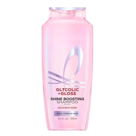 Glycolic Shine Enhancing Shampoo for Dull Hair Smooths & Glosses 13.5 FL OZ (Pack of 1), Hair care, Styling and Hair Color