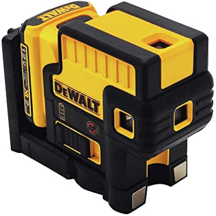 DEWALT 12V MAX Laser Level, 5 Spot Red, 100-Foot DW085LR