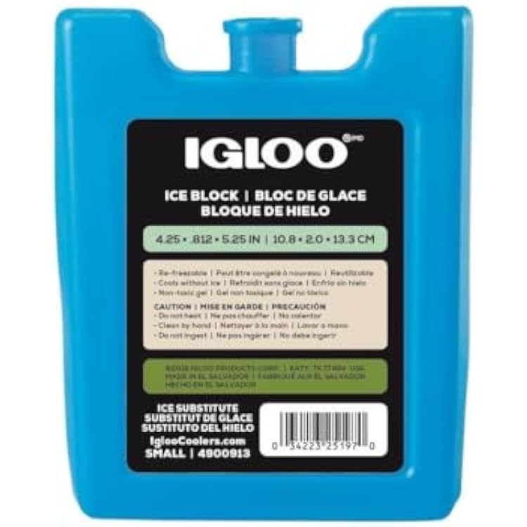 Igloo MaxCold Ice Gel Pack 6.8 oz Blue Rectangular Gel Pack