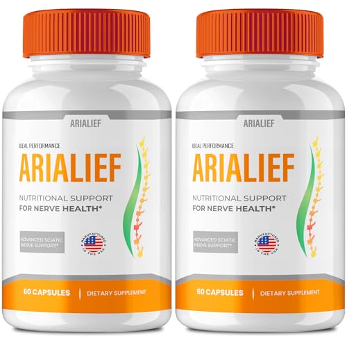 Arialief Brain Supplements for Memory and Focus Capsules, Aria LIEF Advanced Formula Brain Health Support Pills Maximum Strength Nootropics Arialief All Natural Support Pills Reviews 2 Pack