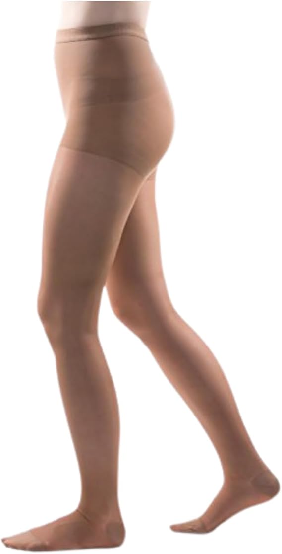 Allegro Women's Sheer Compression Pantyhose 20-30 mmHg Firm Support Hosiery