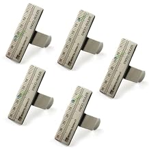 5Pcs Dental Endodontic Finger Ruler Span Measuring Scale for Root Canal Files Measurement Instruments