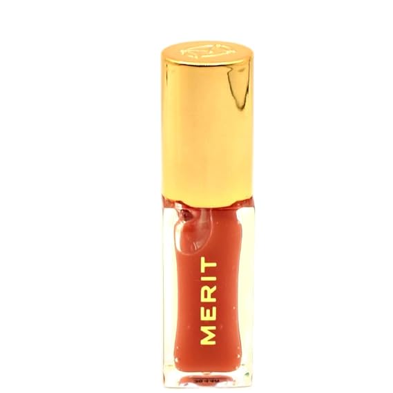 MERIT Shade Slick Gelee Sheer Tinted Lip Oil Jete