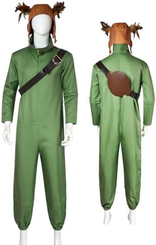 Adult Nightmares Cosplay Costume Little Alone Jumpsuit Shoulder Strap Hat Uniform Suit Game Halloween Outfits