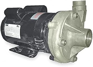 Dayton Stainless Steel 3/4 HP Centrifugal Pump, 115/230VAC Voltage, 11.3/5.6 Amps - 2ZXK6