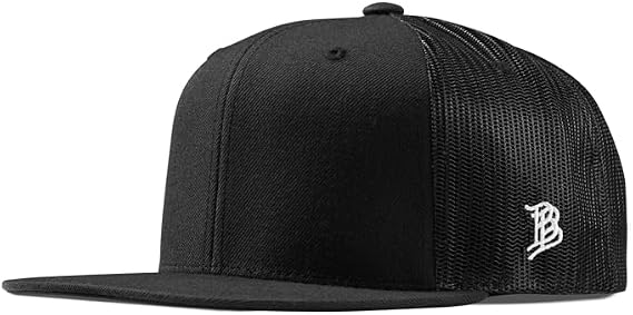 Branded Bills Bare Flat Trucker Hat for Men | Snapback Baseball Cap