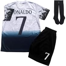 #7 Special Limited Edition Kids Soccer Jersey Shirts Football Futbol Socks Gift Set Youth Sizes