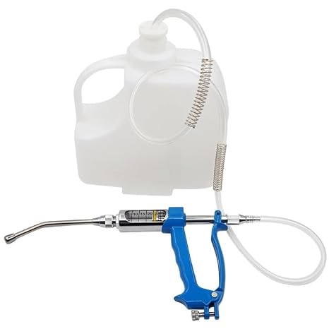 Pig, Cattle, Sheep Feeder, Goat and Pig Medicine Syringe, Metal Syringe, pet Medicine Feeder with Bucket, Sheep and Pig Veterinary Medicine Spray 5/10/20/30ml(30ml)