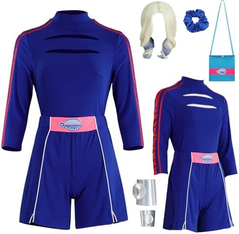 Zombies Addison Cosplay Costume Blue T-Shirt Shorts Cheer Uniform Suit Vampires Halloween Stage Outfits