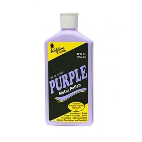 Products The Original Purple Metal Polish, No Silicone, Body Shop Safe, Great for Aluminum, Brass, Copper, Chrome, Silver, Stainless and Gold, Made in The USA