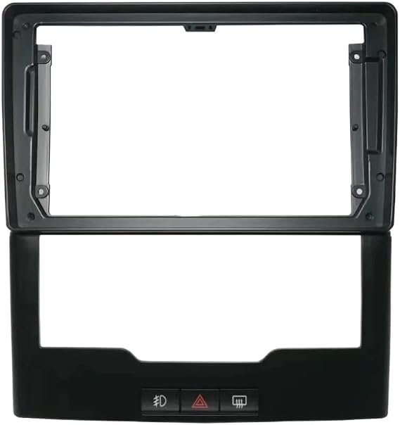 Car Replacement Car Radio Frame 9 Inch DVD Stereo 2 Din Adaptar Fascia Panel Panel Compatible with Pride 2019 Panel Car Interior