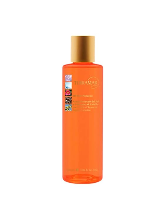 Terramar Hair Oil for Color-Treated Hair UV Protection, Color Fade Defense & Shine Boost with Argan & Camelina Oils, Hydrating Leave-In Treatment 120 ml