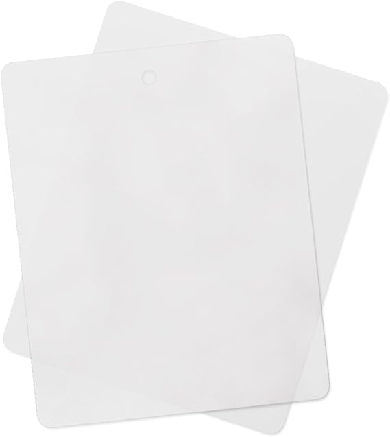 Universal FCB-2110 Kitchen Cutting Board Mat, 2 Pack, Clear