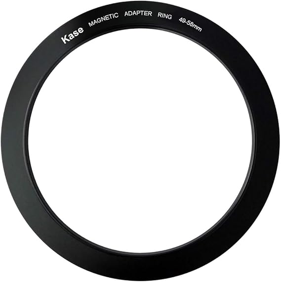 Kase Magnetic 49-58mm 49mm to 58mm Filter Step-Up Adapter Ring for Wolverine Magnetic Filters