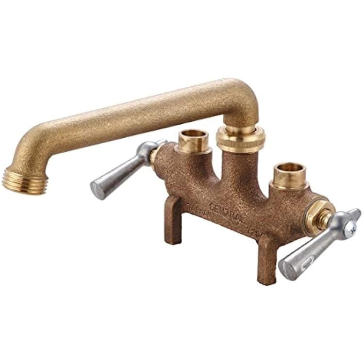 Central Brass 0466-5 Central Brass Two Handle Laundry Faucet Rough Brass