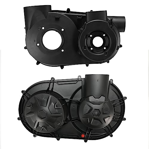 A & UTV PRO X3 Outer & Inner Clutch Housing Covers for 2017-2022 Can Am Maverick X3 Max, Air Guide Clutch Belt Plate Transmission Cover Accessories, Replace OEM # 420212505,720212508, 420212605, 2PCS