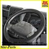 Japan Body Parts Truck Supplies Steering Wheel Cover Neo Fit Leather Steering Wheel Cover ML/LM Black 6719-06BK