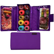 Craft Folding Kit - Portable Soft Storage - Crafts, Sewing, Quilting Organizer Purple