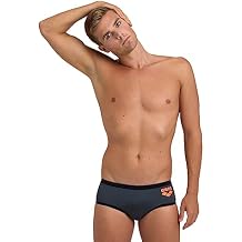 Arena One Men's Big Logo Seamless Swim Brief MaxLife Pool Practice Athletic Swimsuit Short Training Bathing Suit Swimmers