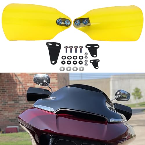 Handlebar Handguards Protection for Touring Road Glide Electra Glide Road King CVOSESoftail Street Bob FXBB 114 FXBBS Low Rider ST 117 FXLRSTSoftail Deluxe FLDE 20072024 Motorcycle