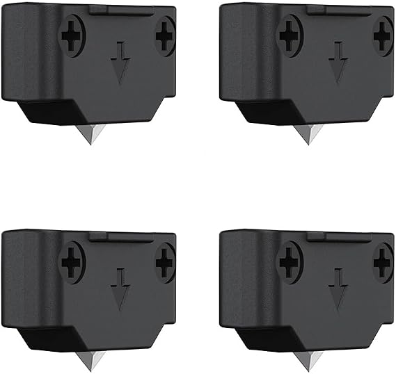4-Pack Film Cutter Blades Replacement Kit for JJC Slide Cutter | Trimmer Blades for 35mm & 120 Film, Provides Smooth and Clear Cuts, Includes 4 Blades Replacement