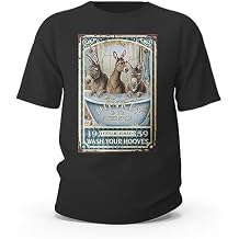 Funny Womens Tshirts Donkey Bath Soap Wash Your Hooves T-Shirt Women's Novelty T-Shirts T-Shirt Funny
