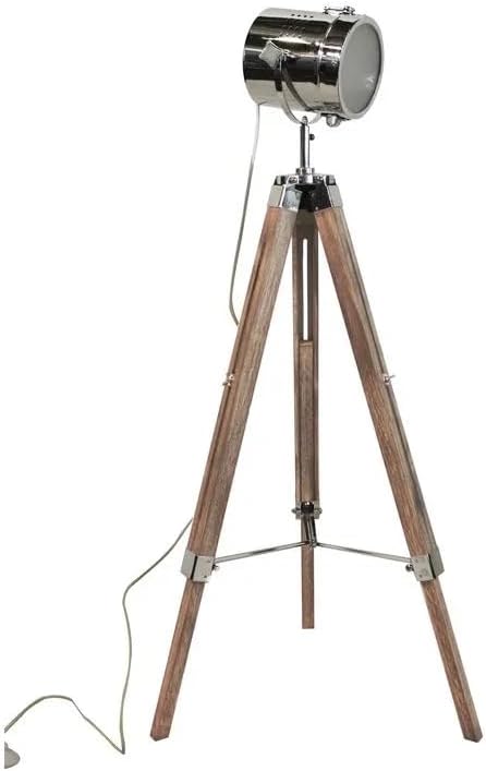NauticalMart Adjustable Tripod Spotlight Floor Lamp