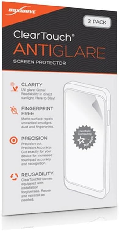 BoxWave Screen Protector Compatible with Canon Powershot ELPH 190 - ClearTouch Anti-Glare (2-Pack), Anti-Fingerprint Matte Film Skin
